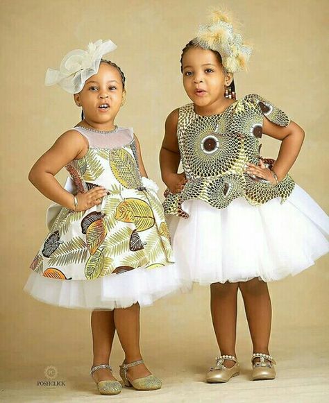 Baby African Clothes, African Kids Clothes, Ankara Styles For Kids, Beautiful Ankara Styles, African Dresses For Kids, African Fashion Skirts, Kids Dress Wear, Kids Fashion Dress