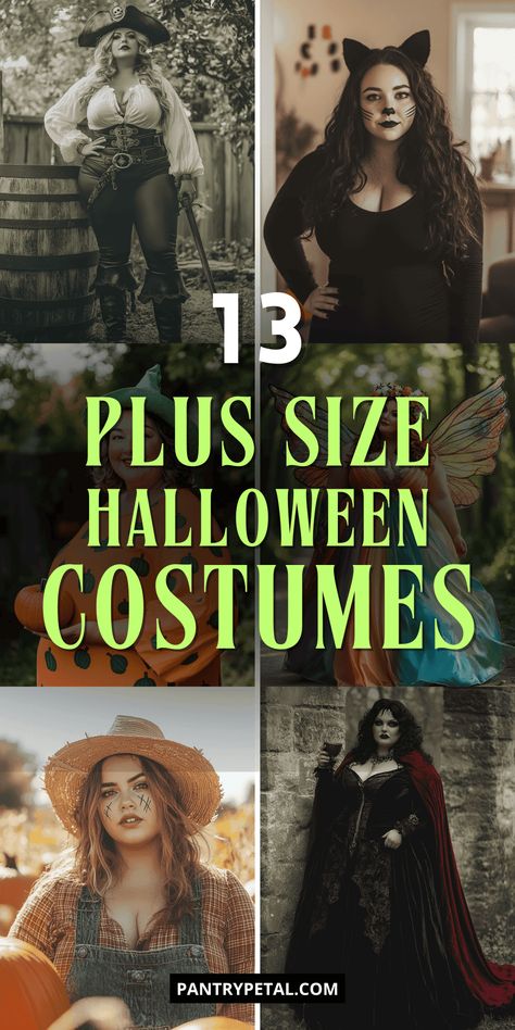 I’m so excited to share these 13 plus size Halloween costumes! They've taken the stress out of finding the perfect outfit for spooky season. From fun and quirky to bold and fierce, these costumes help me feel confident and ready to celebrate. I can’t wait to show off my look at Halloween parties this year! Dressing up has never felt this empowering and fun! Plus Size Halloween Costumes, Stylish Halloween Costumes, Halloween Creatures, Fortune Tellers, Plus Size Halloween Costume, Plus Size Costume, Chic Plus Size, Layered Bob Haircuts, Matching Costumes