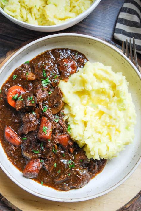 Beef and Guinness Stew - Something Sweet Something Savoury Cozy Fall Dinner Recipes, Beef And Guinness Stew, Easy Winter Soups, Cozy Fall Dinner, Stewing Steak, Carrots And Parsnips, Guinness Stew, Guinness Beef Stew, Stews Recipes