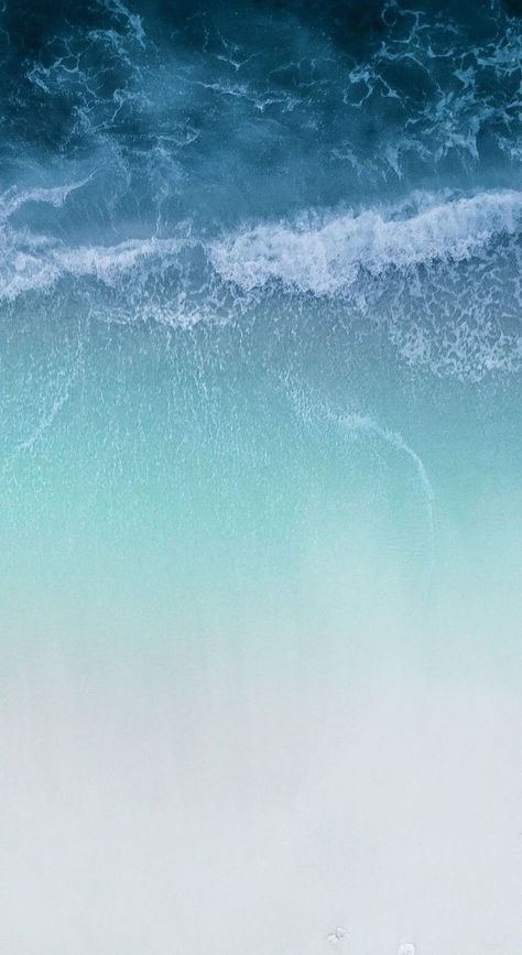 Ios 11 Wallpaper, Ocean And Beach, Blue Wallpaper Iphone, Image Nature, Beach Watercolor, Ocean Wallpaper, Beach Wallpaper, Watercolor Artists, Ocean Water