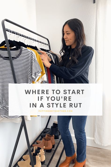 If you’re ready for a fresh start, there is no better time to get out of a style rut than today. Fall Outfits Simple, Get Out Of A Rut, Dress In Winter, Styling Hacks, Style Rut, Summer Spring Outfits, Capsule Wardrobe Essentials, Outfits Simple, Great Haircuts