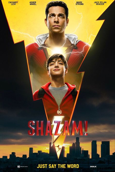 Shazam Movie, Captain Marvel Shazam, Film Marvel, Asher Angel, Marvel Movie Posters, Black Adam, Zachary Levi, Funny Comic, Dc Movies