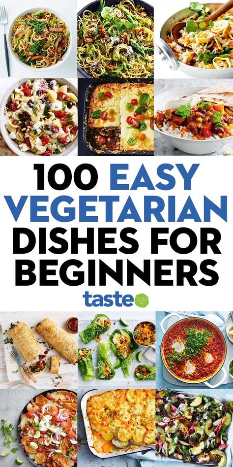 Easy Vegetarian Dishes, Easy Vegetarian Dinner Recipes, Veg Dinner Recipes, Best Vegetarian Dishes, Vegetarian Dinner Recipes, Vegetarian Recipes Dinner Healthy, Healthy Vegetarian Dinner, Vegetarian Meal Plan, Easy Vegetarian Dinner