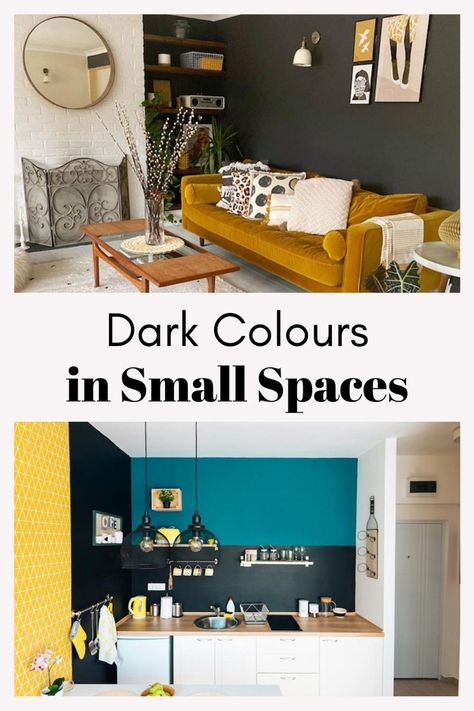 Small Room Colors, How To Paint Behind A Toilet, Small Room Paint, Bold Living Room, Small Game Rooms, Bold Paint Colors, Living Room Wall Color, Dark Paint Colors, Small Lounge