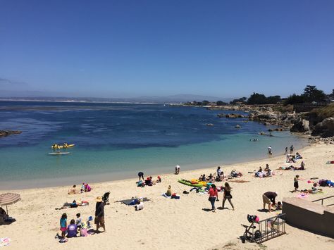 Summer day at Lovers Point in Pacific Grove, CA on the Monterey Peninsula Monterey Peninsula, California Destinations, Pacific Grove, Romantic City, Beach Town, Life Magazine, Most Romantic, Coastal Living, Summer Day