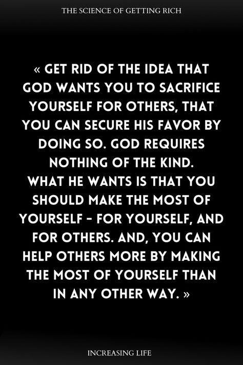 Highlight from the book “ The science of getting rich “ by Wallace D. Wattles Wallace Wattles, Science Of Getting Rich, Getting Rich, Millionaire Minds, My Values, Wealth Creation, Quantum Physics, Self Help Book, Long Time Ago