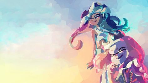 Splatoon 3 Wallpaper Desktop, Splatoon Off The Hook Wallpaper, Off The Hook Splatoon Wallpaper, Off The Hook Official Art, Off The Hook Wallpaper, Splatoon Wallpaper Desktop, Splatoon Pc, Splatoon Poster, Splatoon Banner