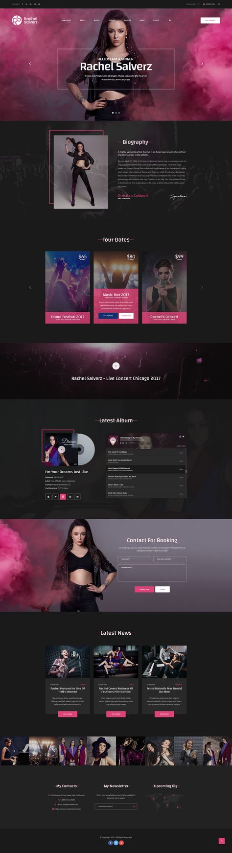 Singer  Music Singer PSD Template #music band #musical #musician  Download Band Profile Design, Music Website Design, Musician Website, Template Music, Band Website, Music Websites, Food Web Design, Design Sites, Profile Website