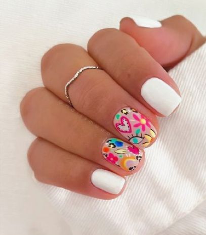 Summery Nails, Cute Gel Nails, Nails 2023, Neon Nails, Dipped Nails, Fabulous Nails, Funky Nails, Fancy Nails, Chic Nails