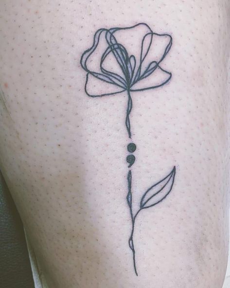 Semicolon Tattoo Ideas, Semicolon Tattoos, Colon Tattoo, Awareness Tattoo, Semi Colon, Health Tattoo, Awkward Situations, Semicolon Tattoo, Mini Diy