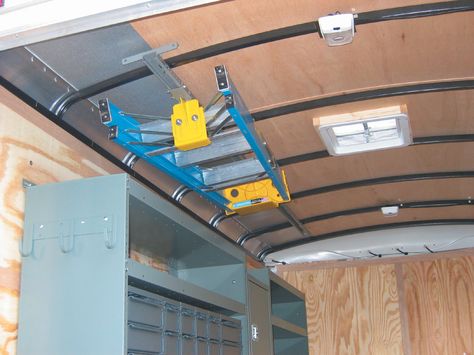 Trailer Shelving, Work Truck Organization, Construction Trailer, Work Truck Storage, Smart Tools, Van Organization, Truck Organization, Van Shelving, Landscape Trailers