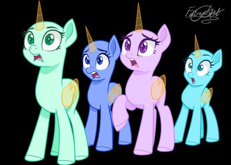 Mlp Base 4 Ponies, Mlp Group Base, Mlp Poses, Mlp Drawing, Pony Base, Mlp Bases, Celestia And Luna, Mlp Base, Mlp Art