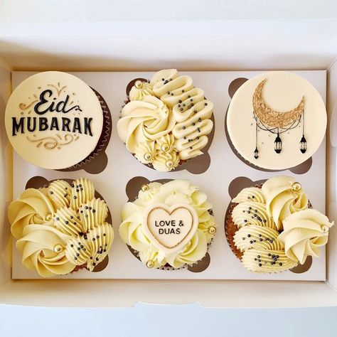 Healthy Ramadan Recipes, Eid Cupcakes, Eid Sweets, Eid Hampers, Eid Cake, Cupcake Decorating Tips, Chocolate Covered Treats, Indian Dessert Recipes, Sweet Treats Recipes