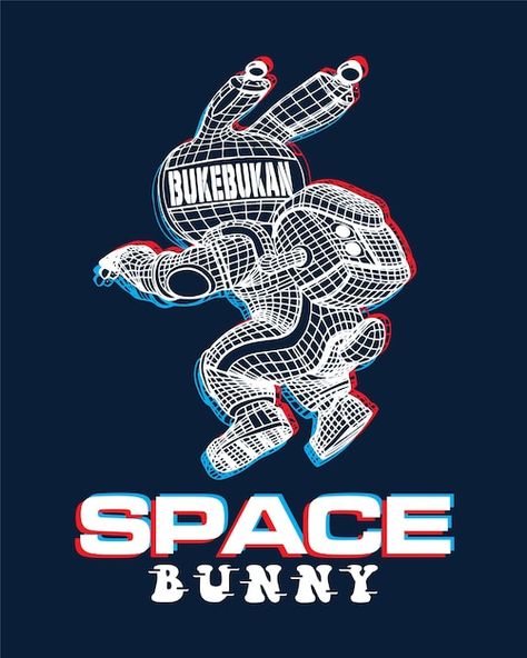 Bunny Astronaut, Space Bunnies, Novelty Cartoon Print T-shirt For Streetwear, Cute Bunny Design T-shirt, Astronaut Tshirt Designs, Cool Shirt Designs, Space-themed Graphic Print Cotton T-shirt, Shirt Designs For Men, Shirt Design