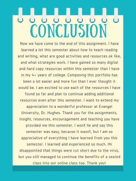 Conclusions For Narrative Writing, How To Teach Reading, Biodata Format, Teach Reading, Narrative Writing, Reading And Writing, Whats Good, Teaching Reading, To The End