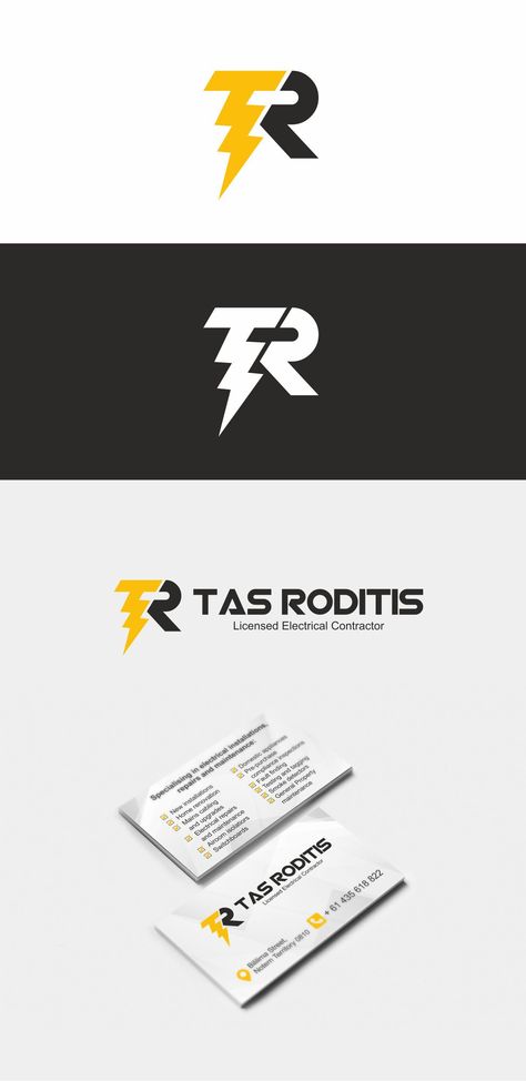 Ознакомьтесь с моим проектом @Behance: «Logo for Licensed Electrical Contractor "Tas Roditis"» https://www.behance.net/gallery/64590019/Logo-for-Licensed-Electrical-Contractor-Tas-Roditis Electrical Contractor Logo, Logo For Electrical Company, Logo Design Electric, Electrical Engineering Logo, Electrician Logo Design, Electric Company Logo, Electric Logo Design, Electrical Company Logo, Electric Branding