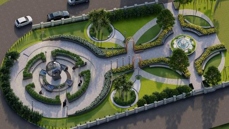 Commercial Garden Design, Pathway Landscaping Walkways, Plaza Design Architecture, Modern Park Design, Landscape Plan Architecture, Park Landscape Design Plan, Park Design Architecture, Landscape Park Plan, Plaza Design Plan