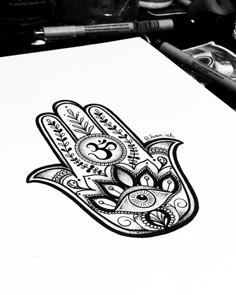 Hamsa Chest Tattoo Female, Downward Hamsa Tattoo, Hamasah Tattoo, Hamza Hand Tattoo Design, Hamsa Tattoo Design Men, Hasma Tattoo Men, Hamsa Neck Tattoo, Hamsa Chest Tattoo, Hamza Tattoo Design