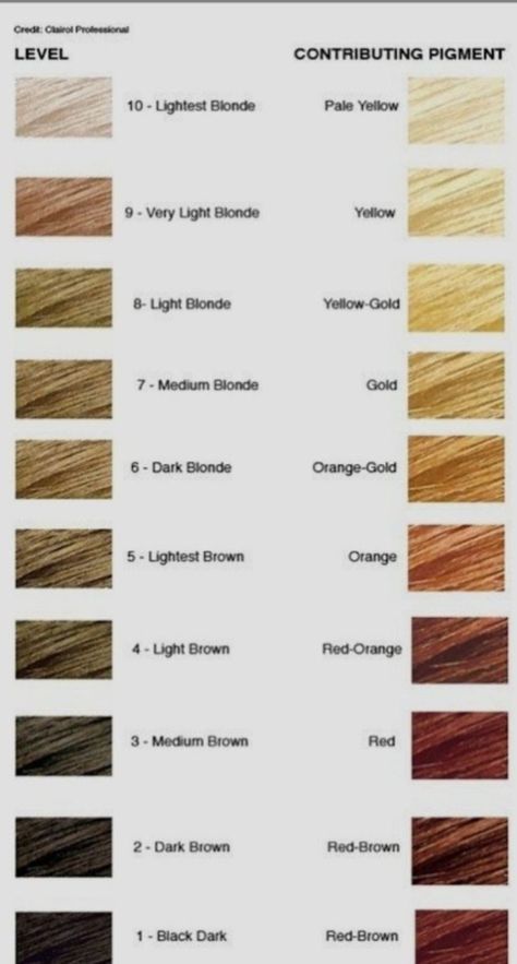 Hair Color Mixing Chart, 7a Hair Color, Level 7 Hair, Level 7 Hair Color, Mixing Hair Color, Hair Levels, Color Mixing Chart, Hair Color Streaks, Hair Color Chart