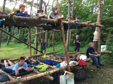 Tenda Camping, Scout Camp, Bushcraft Skills, Bushcraft Gear, Scout Camping, Bushcraft Camping, Prepper Survival, Money In The Bank, Forest School