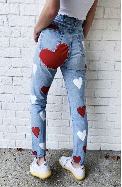 Patchy jeans