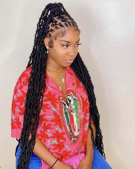 How to Soft Locs , Type of Hair Used & 30 Soft Locs Hairstyles Cuban Twist Hair, Soft Locs, Marley Hair, Faux Locs Hairstyles, Plaits Hairstyles, Braids Hairstyles Pictures, Braided Cornrow Hairstyles, Quick Braided Hairstyles, Pelo Afro