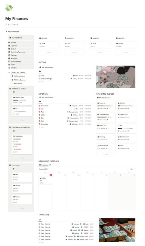 #Organisation #Finance_Tracker_Template #Finance_Tracker_Notion #Notion_Finance_Tracker Finance Tracker Template, Finance Tracker Notion, Travel Budget Planner, Financial Budget Planner, Budget Planner Free, Weekly Budget Planner, Template Notion, Planner Writing, Financial Budget