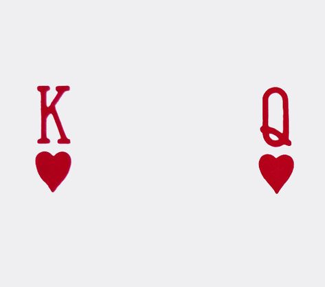 10 Cards Tattoo Designs - King and Queen of Hearts King Hearts Tattoo, King Of Hearts Nails, Queen Of Hearts Logo, Mario Stencil, Mistic Art, King Of Hearts Tattoo, Couple Tattoo Heart, Destiny Tattoo, King And Queen Of Hearts