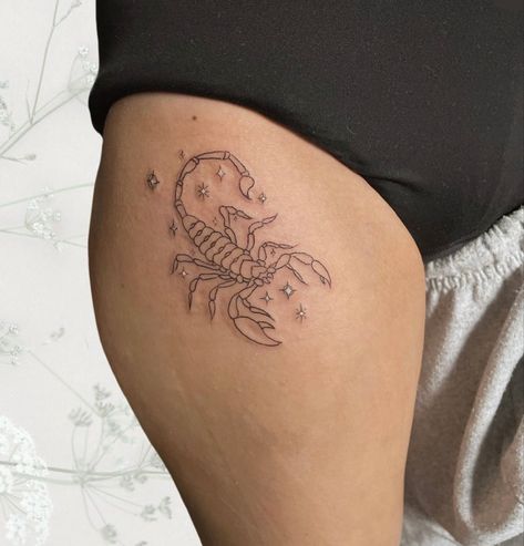 Scorpio Tattoo, Scorpion Tattoo, Jewelry Tattoo, Dot Work Tattoo, Feminine Tattoos, Fine Line Tattoos, Line Tattoos, Piercing Tattoo, Fine Line