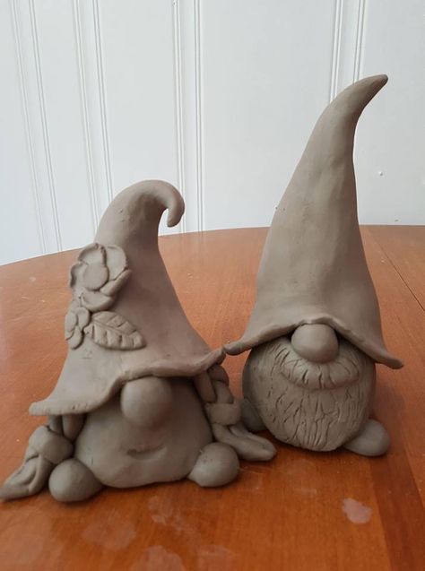 Paint and Sip - Goodnight Gnome | Pottery Factory – Brookfield Gonk Gnome Pottery, Clay Nomes Ideas, Pottery Gnomes Ceramics, Clay Pottery Knomes, Pottery Garden Gnomes, Clay Gnomes Diy How To Make Step By Step, Clay Garden Gnomes, Clay Nomes, Gnomes Pottery