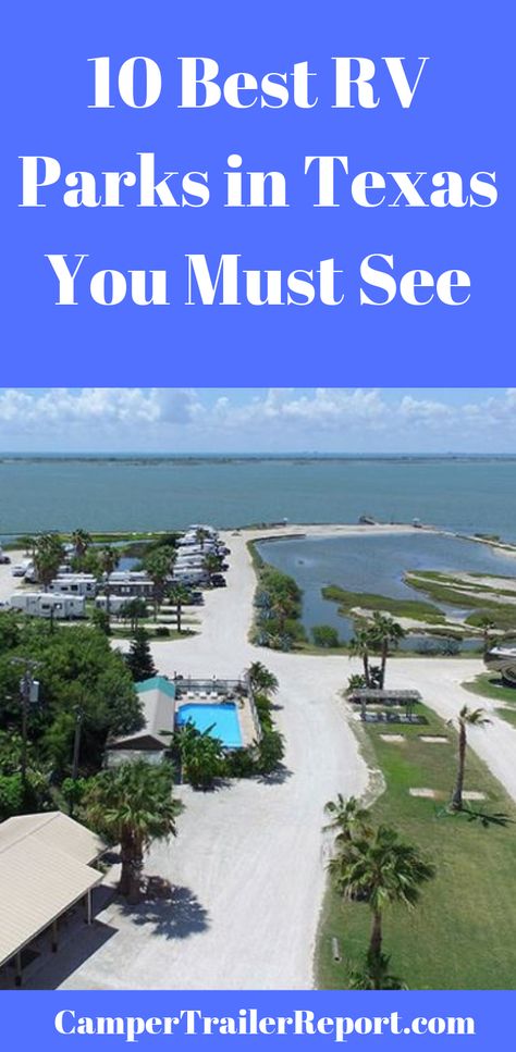 Rv Parks In Texas, Rv Parks In Florida, Luxury Rv Resorts, Camping In Texas, Best Rv Parks, Rv Campsite, Rv Destination, Travel Trailer Camping, Rv Parks And Campgrounds