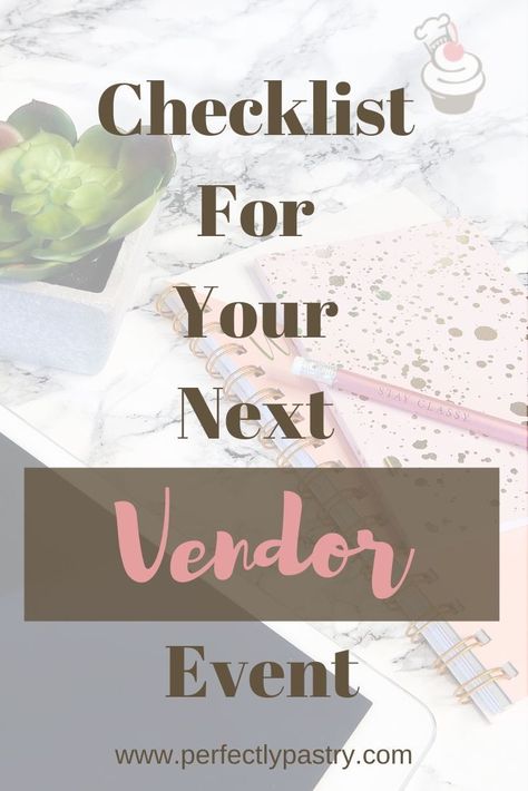 Find out what you need for your vendor event with this checklist. Stop forgetting things and be better prepared. If this is your first vendor event, save this checklist so that you can be better prepared. #vendorevents #bakery #homebaker #homebakery How To Prepare For A Vendor Event, Vendor Table Display Ideas Bakery, Bakery Vendor Booth Display Ideas, Pop Up Bakery Display Ideas, Bake Sale Displays, Event Checklist, Bus Crafts, Vendor Table, Home Bakery Business