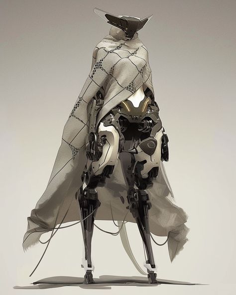 ArtStation - White Lady Mech Inspiration, Cyberpunk Concept Art, Hardcore Style, Sci Fi Character Design, Dune Art, Cyberpunk Clothes, White Lady, Drone Design, Robot Art