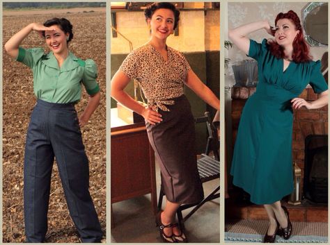 I have recently had a clear out of my wardrobe and it got me thinking about some of the essentials in 1940s fashion.  I simply adore 40s sty... Retro Capsule Wardrobe, 40s Clothes, Capsule Wardrobe Vintage, Vintage Capsule Wardrobe, 1940s Fashion Women, Lindy Hop, 1940s Style, Vintage Wardrobe, 40s Fashion