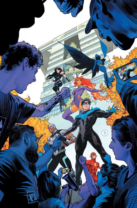 Teen Titans Wallpaper, Dan Mora, The New Teen Titans, Tom Taylor, Teen Titans Fanart, Dc Comics Wallpaper, Univers Dc, The Titans, Arte Dc Comics