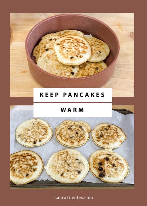 Pancakes For A Crowd, Hungry Jack Pancakes, Breakfast Brunch Party, Pancake Bar, Oven Pancakes, Freeze Pancakes, Pancake Warmer, How To Cook Pancakes, Breakfast For A Crowd