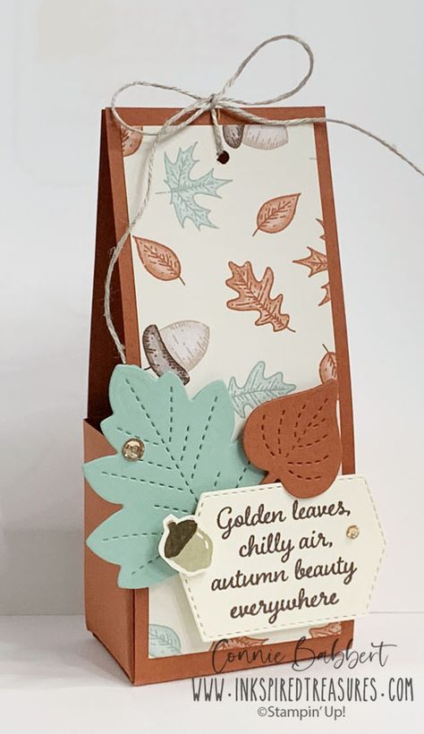 https://inkspiredtreasures.com/3d-items/saturday-blog-hop-autumn-essentials/ Fall Craft Fairs, Christmas Treats Holders, Scrapbooking Retreats, Autumn Essentials, The Hallow, Autumn Paper, Clever Gift, Treat Holder, Halloween Magic