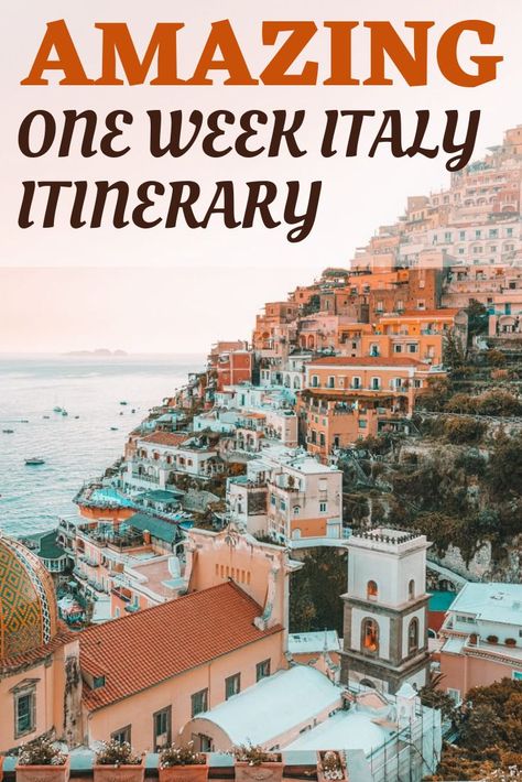 Italy Travel One Week, Italy Itinerary, Explore Italy, Backpacking Europe, Italy Travel Tips, Italy Travel Guide, European Destinations, Visit Italy, Europe Travel Guide