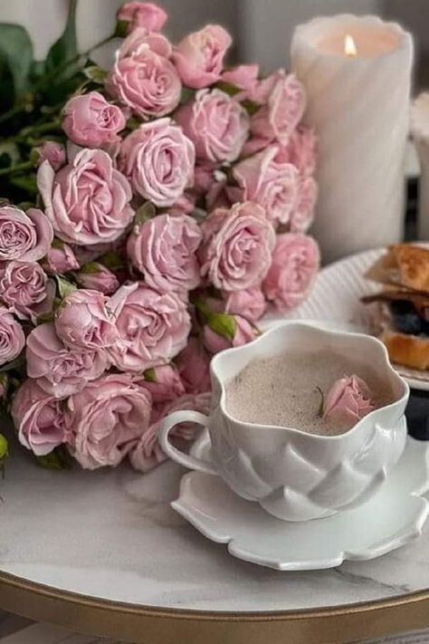 Quotes For Him Good Morning, Good Morning Quotes Inspirational, Morning Quotes Inspirational, Inspirational Good Morning Quotes, Coffee And Flowers, Good Morning Quotes For Him, Morning Rose, Morning Quotes For Him, Pink Tumblr Aesthetic