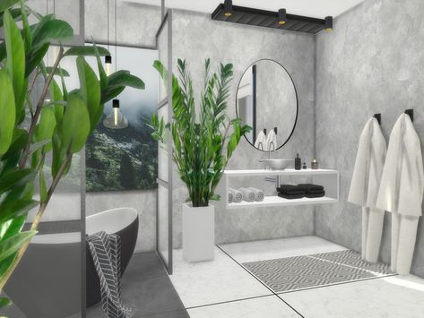 Zoe is a fully furnished and decorated bathroom. Size: 5x5 Value: $ 7,900 Short Walls Sims 4 Cc Bathroom Walls, Sims4 Interior Design, Sims 4 Cc Exterior Decor, The Sims 4 Bathroom Cc, Ts4 Cc Bathroom, Sims 4 Bathroom Ideas, Sims 4 Cc Furniture Bathroom, The Sims 4 Bathroom, Bathroom Sims 4