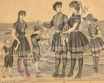 1888 Fashion, Delineator Magazine, Skater Girl Style, Girl Skater, Suit Costume, Bathing Costumes, Vintage Bathing Suits, Vintage Swim, Vintage Swimwear