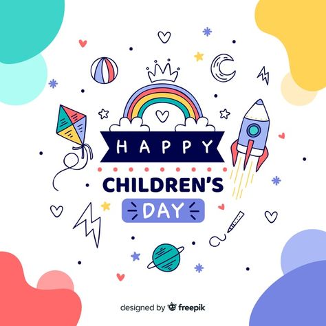 Children's Day Message, Childrens Day Illustration, Children's Day Poster, Happy Children, Happy Children's Day, Kids Laughing, Cartoon People, Children's Day, Kid Character