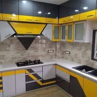 किचन फर्नीचर, Model Dapur, Kitchen Appliances Design, Modern Cupboard Design, Kitchen Design Color, Kitchen Modular, Kitchen Cupboard Designs, Modern Kitchen Cabinet Design, Modular Kitchen Design