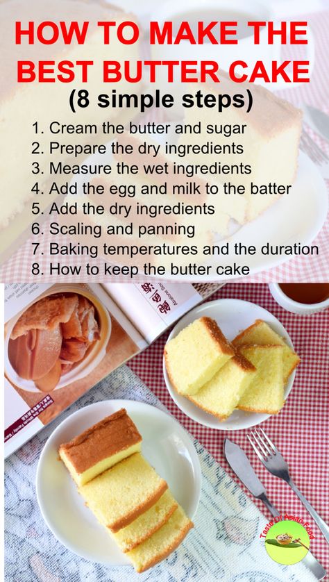 I am writing this guide from the perspective of a non-pastry chef. This guide will save you all the hard work of finding the answers how to bake the best butter cake and avoid most of the common mistakes. Rich Butter Cake Recipe, Sponge Cake Recipe Best, Best Butter Cake Recipe, Chinese Dessert Recipe, Kek Lapis, Butter Cake Recipe, Chinese Dessert, Best Butter, Sponge Cake Recipes