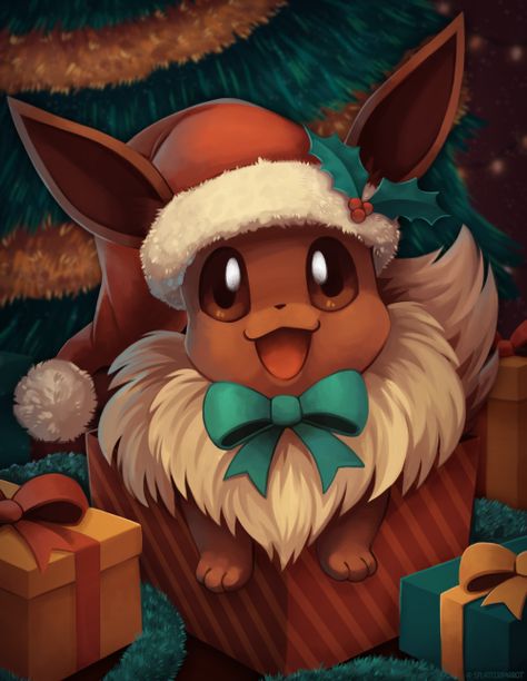 Eevee Christmas, Monster Images, Christmas Pokemon, Toshiro Hitsugaya, Image Halloween, Aesthetic Png, Roblox Gifts, Rainbow Aesthetic, Watercolor Splash