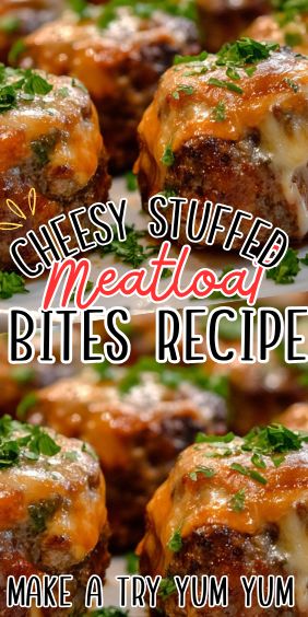 Cheesy Stuffed Meatloaf Bites Cheesy Meatloaf Bites, Keto Stuffed Meatloaf, Meatloaf Recipes Cupcakes Muffin Tins, Meatloaf Bites Muffin Tins, Cheesy Stuffed Meatball Bites, Meatloaf Roll Stuffed, Bacon Cheeseburger Meatloaf Bites, Cheesy Stuffed Meatloaf Bites, Muffin Meatloaf Recipes