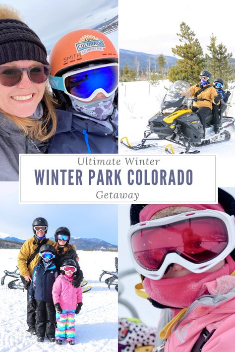 Everything you need to plan the ultimate winter getaway in Winter Park Colorado. Things To Do In Winter Park Colorado, Winter Park Colorado Christmas, Colorado In January, Colorado In The Winter, Christmas In Colorado With Kids, Colorado Family Vacation, Colorado Activities, Winter Family Vacations, Colorado Christmas