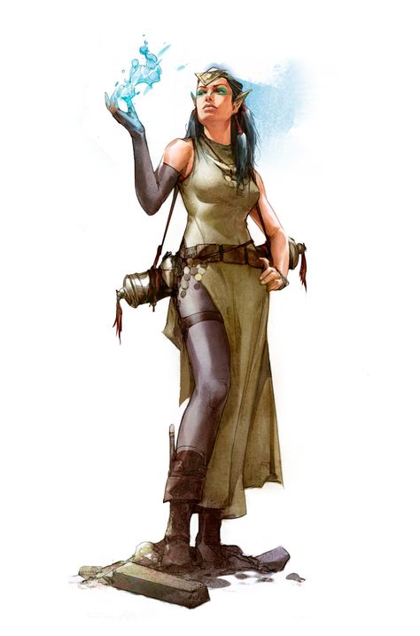 ArtStation - Critical Core | Half Elf Wizard, Grant Griffin Elf Wizard, Wizard Art, Female Wizard, Dnd Elves, Half Elf, Pathfinder Character, Paintings And Drawings, Fantasy Races, Dungeons And Dragons Characters