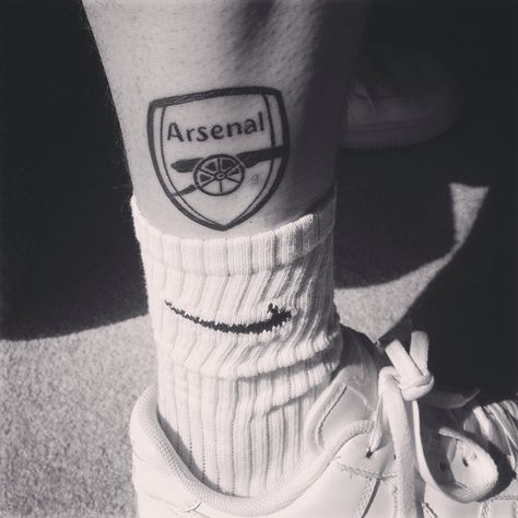 Arsenal Tatoos, Arsenal Gunners Tattoo, Arsenal Cannon Tattoo, Arsenal Tattoo Design, Arsenal Tattoo Ideas, Cannon Tattoo, Arsenal Cannon, Arsenal Tattoo, Soccer Tattoos