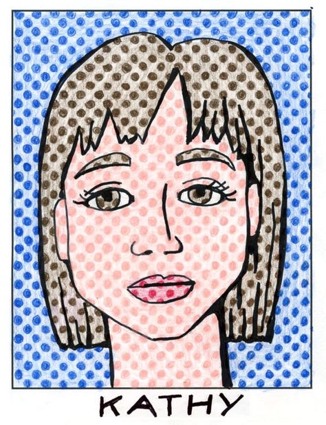 Lichtenstein Style Portrait. Use my pdf dot template to create your own pop art. #selfportrait #lichtenstein Portrait Template, Arte Pop Up, Ben Day Dots, Lichtenstein Pop Art, 6th Grade Art, 5th Grade Art, Pop Art Portraits, Roy Lichtenstein, Tableau Art